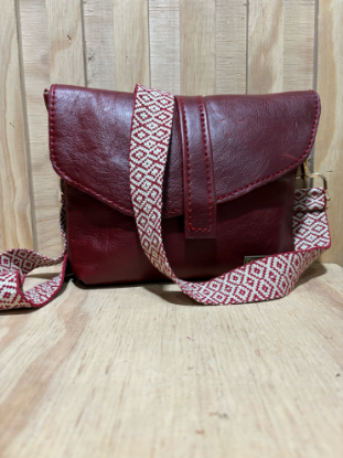 Picture of Side Bag With Flap Closure (Red)