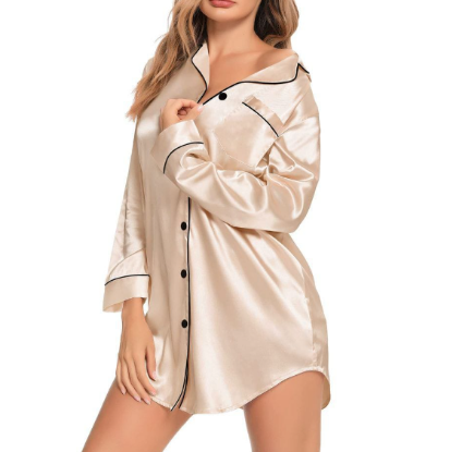 Picture of Long pajama shirt