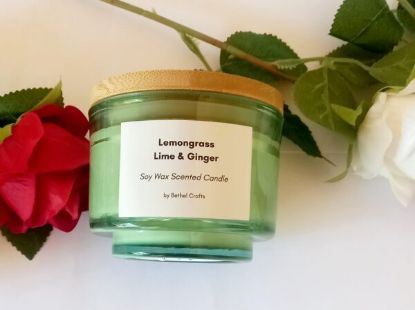 Picture of Lemongrass Lime & Ginger Soy Wax Scented Candle